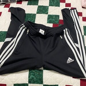 Adidas Kids Black and White Joggers